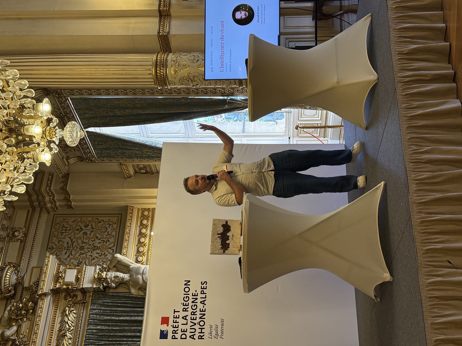 David Perret en conférence à la Préfecture de la région Auvergne-Rhône-Alpes — Réseau Excellence / Entreprises du Patrimoine Vivant